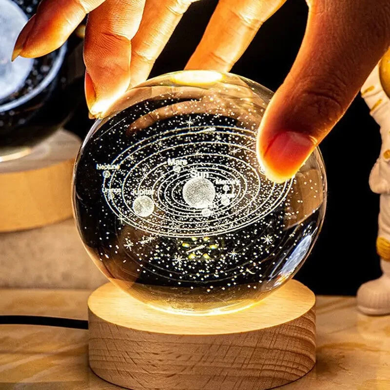 Crystal Ball Lamp Galaxy