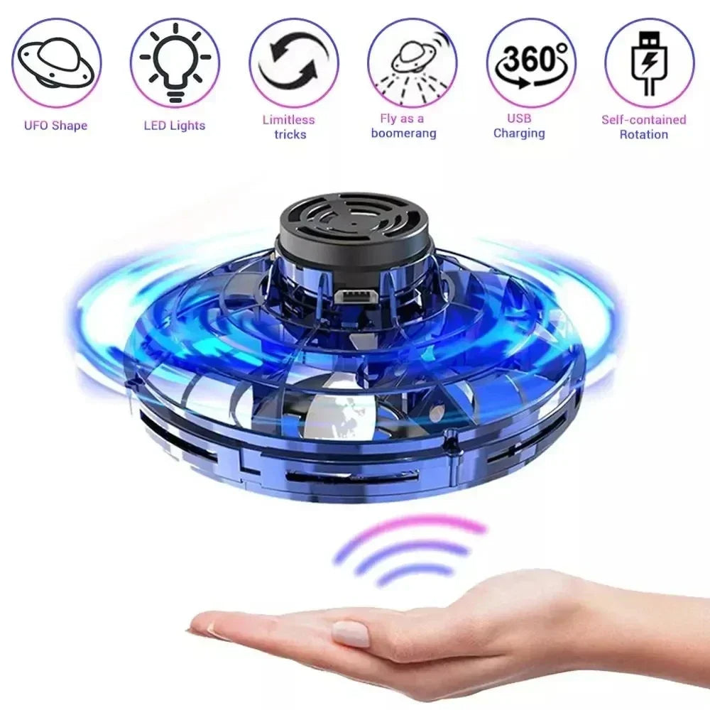 Flying Helicopter Fidget Spinner Fingertip ufo